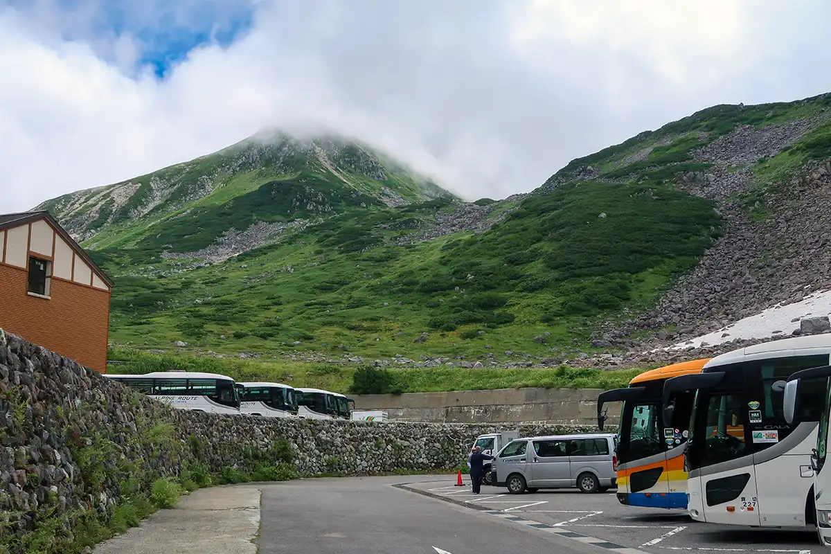 立山黒部アルペンルートの室堂ターミナル