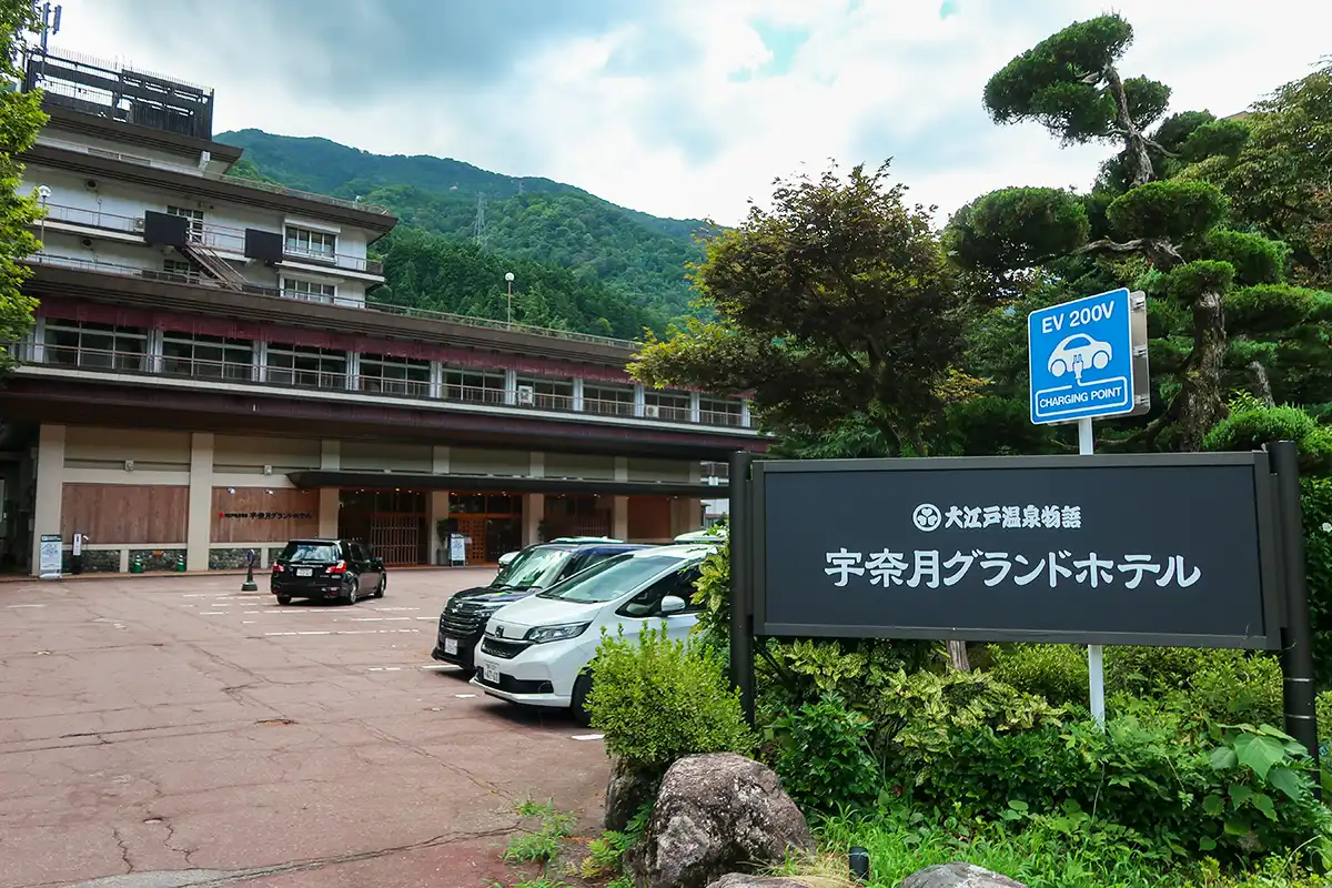大江戸温泉物語宇奈月グランドホテルの外観