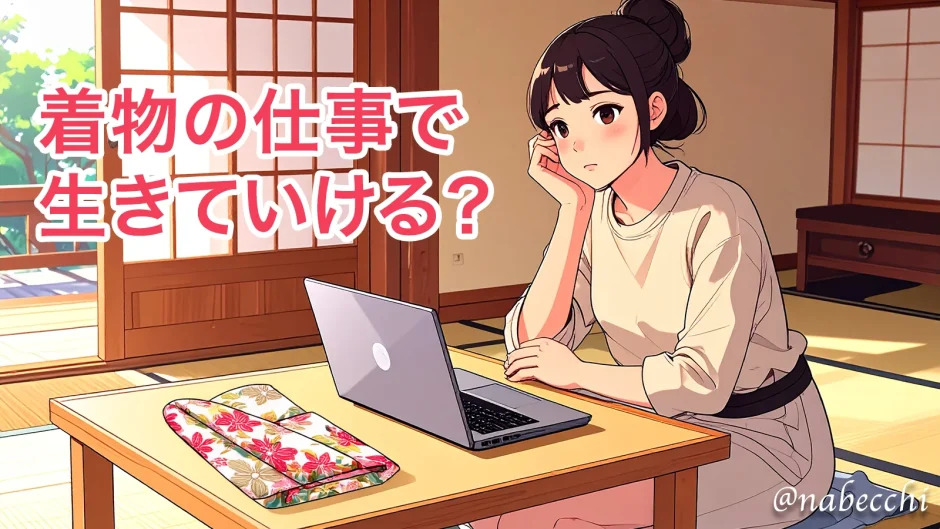 着物の仕事で生きていける？