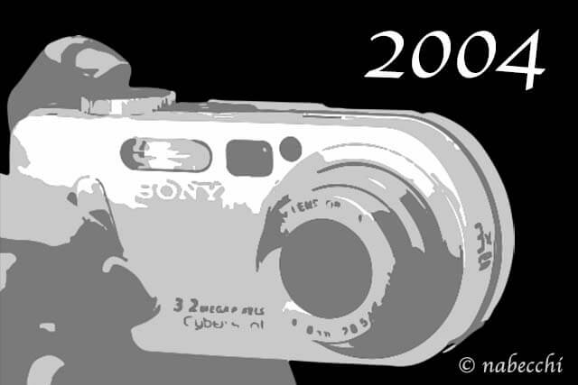 2004年フィルム→デジタル移行期。デジカメでアクセ撮影できず教室へ