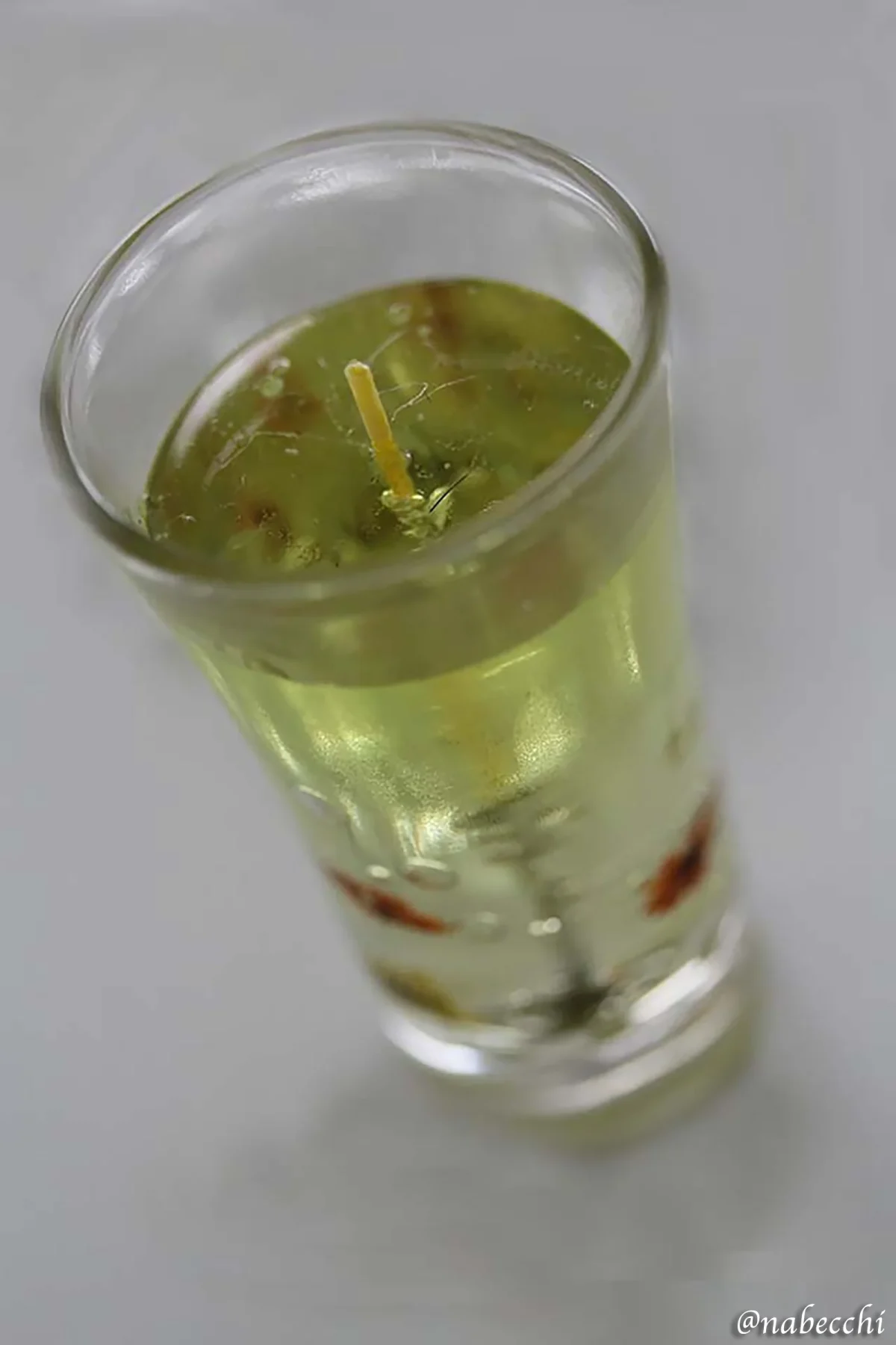 透明感のあるキャンドルを撮影してみる