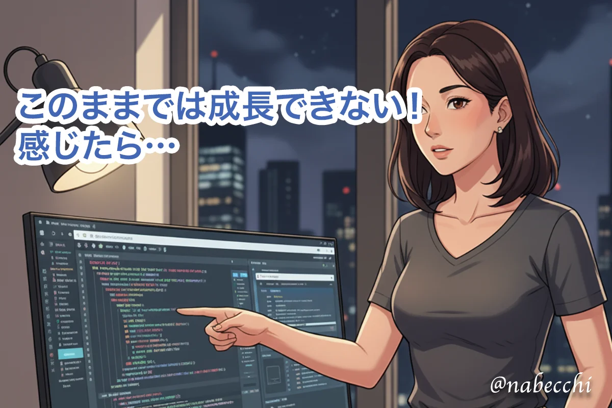 このままでは成長できない!と感じたら…