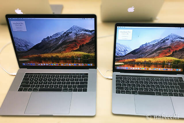 MacBook 13インチ、15インチ