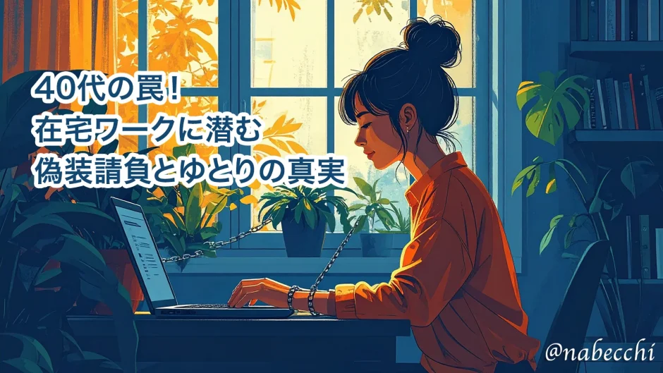 40代の罠！在宅ワークに潜む偽装請負とゆとりの真実