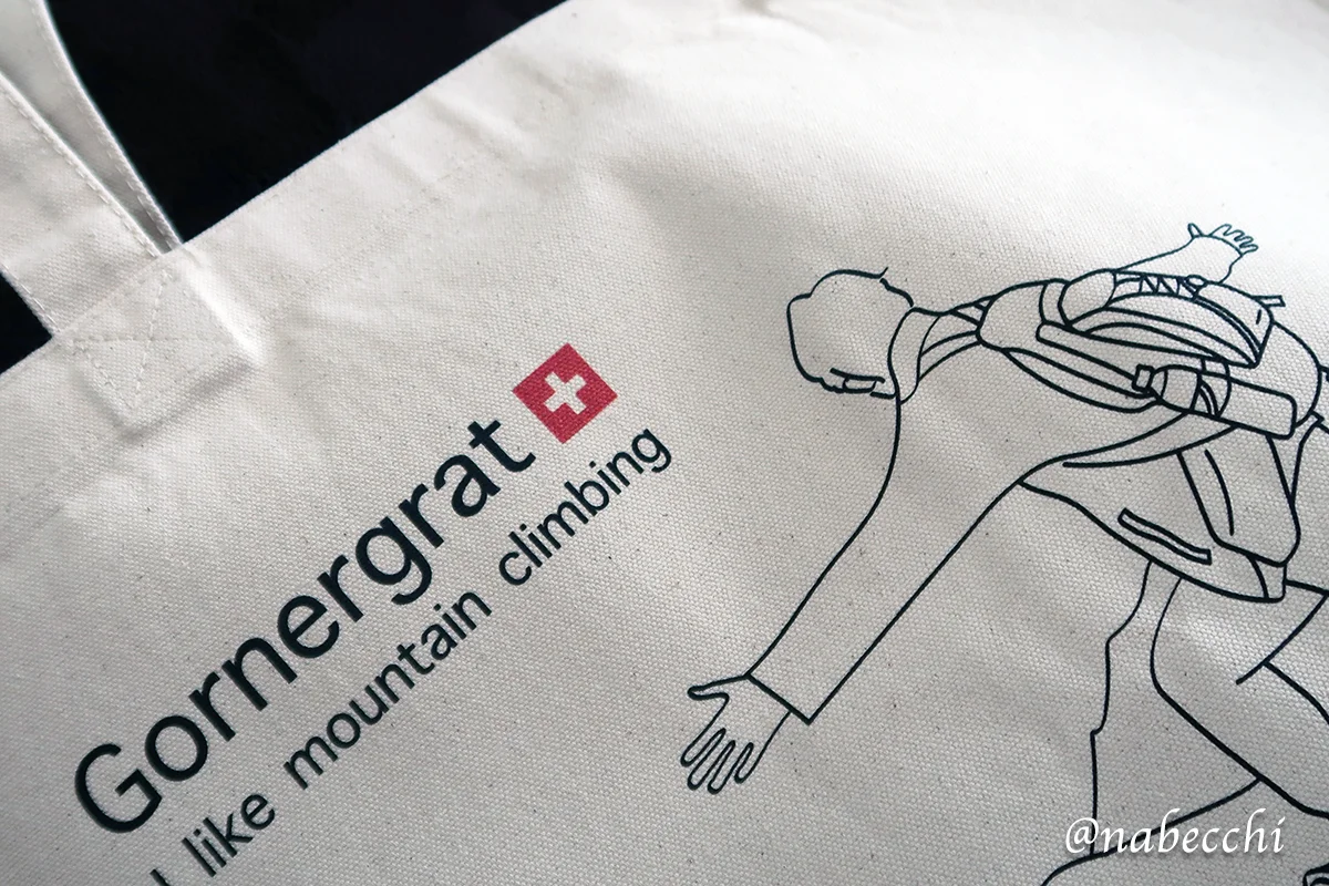 オリジナルトートバッグ、印刷面拡大