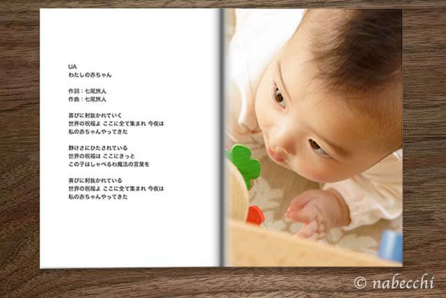 フォトブック：フォトエッセイタイプ