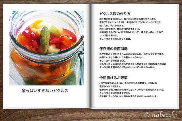 フォトブック：レシピ本タイプ