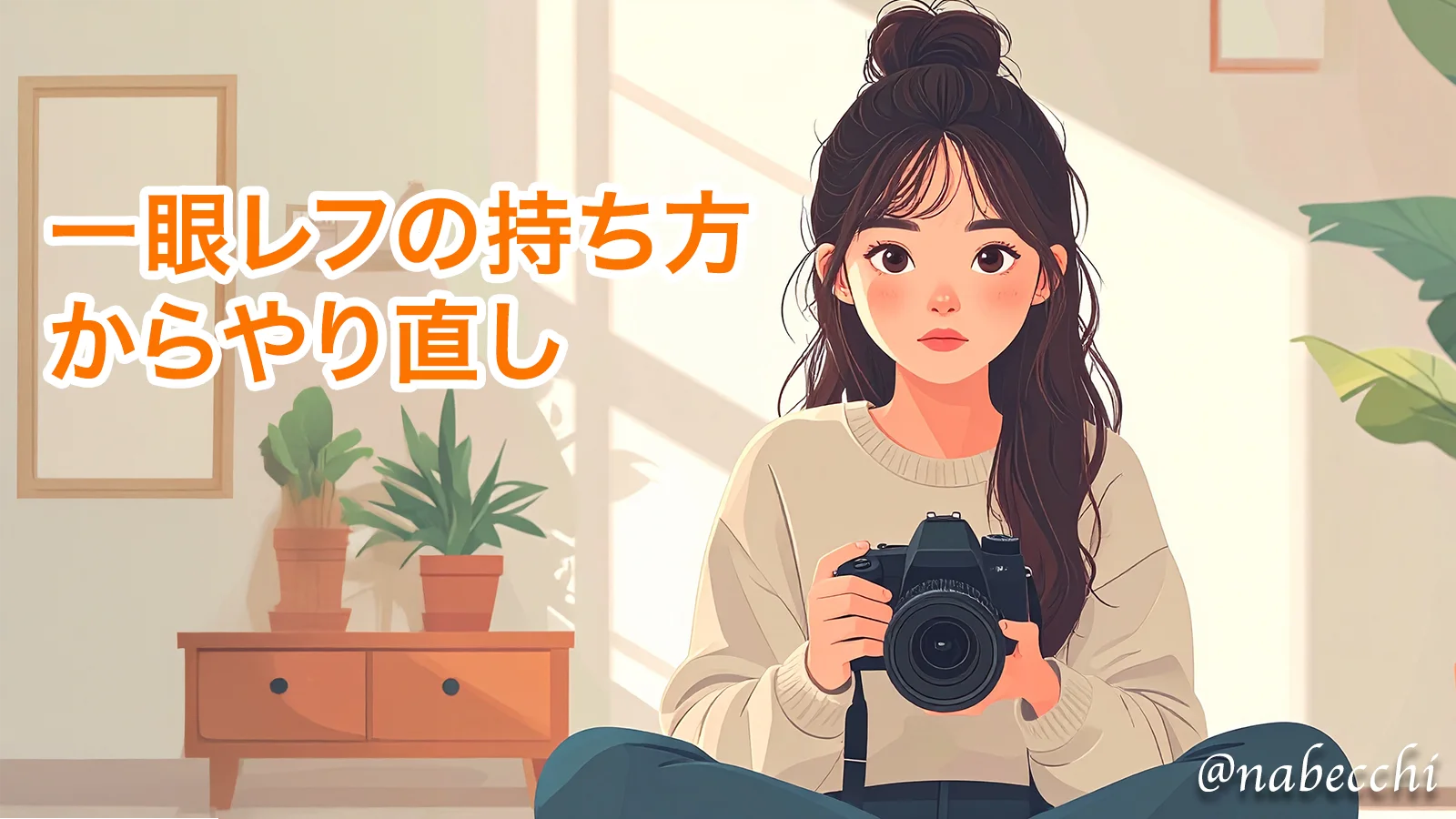 一眼レフの持ち方からやり直し