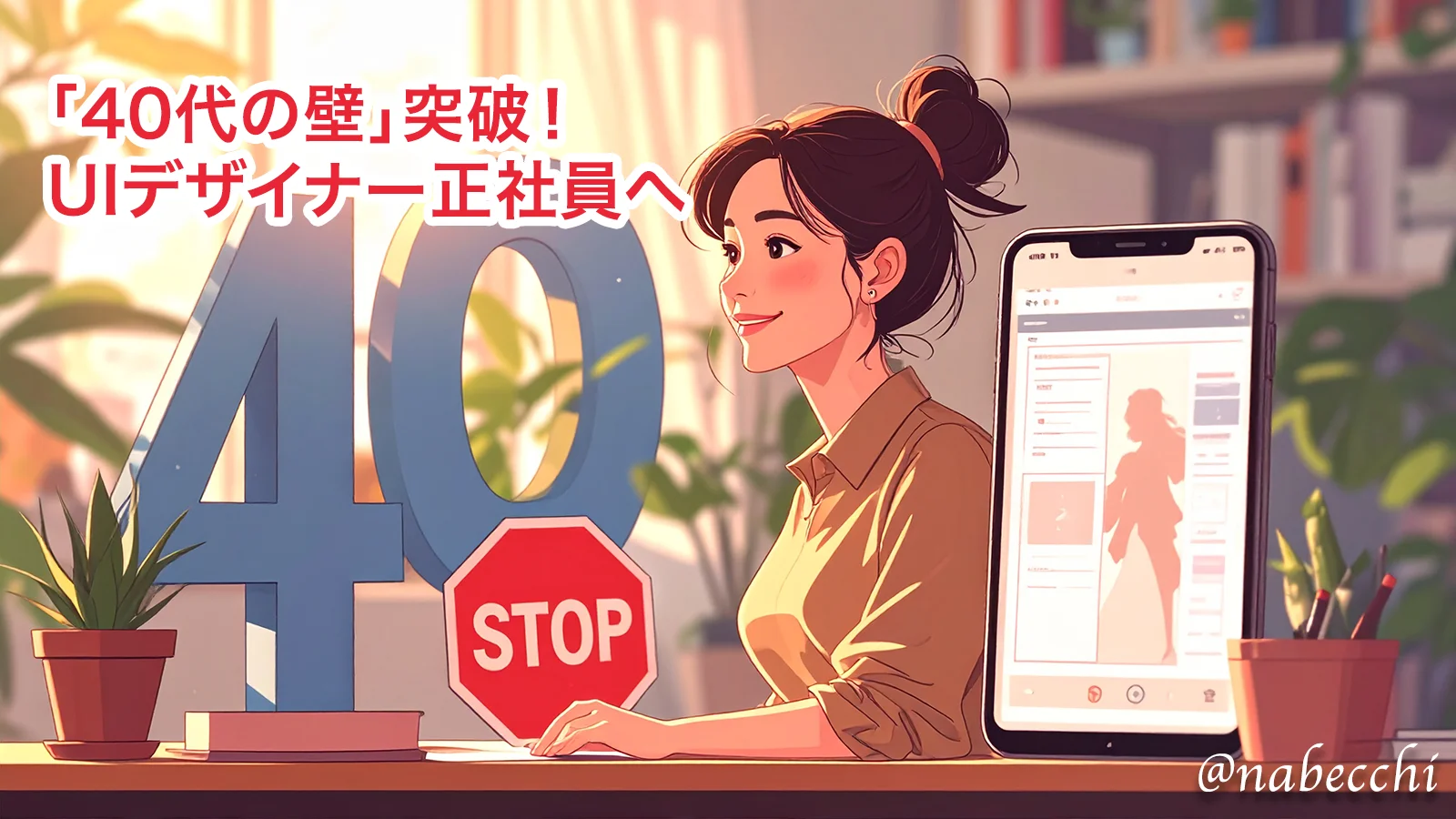 「40代の壁」突破！ UIデザイナー正社員へ