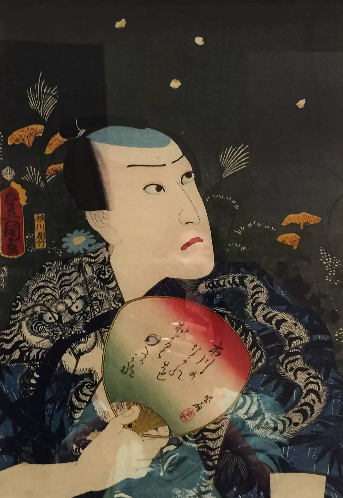 歌川国貞の歌舞伎役者の浮世絵