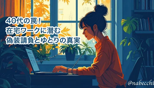 40代の罠！在宅ワークに潜む偽装請負とゆとりの真実