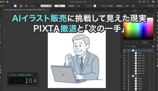AIイラスト販売に挑戦して見えた現実。PIXTA撤退と「次の一手」