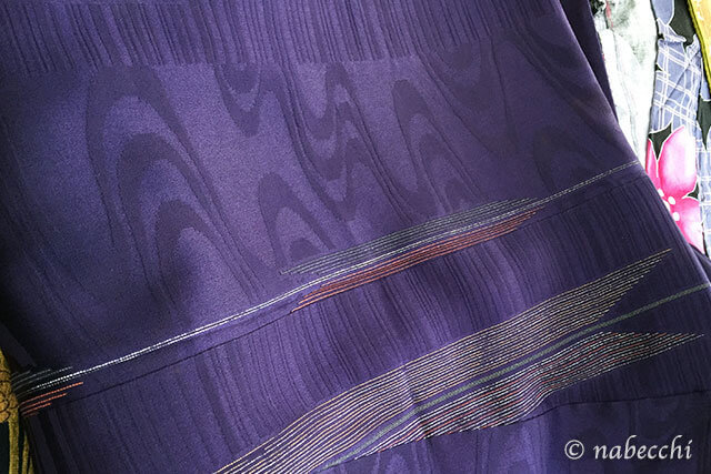 アンティーク紫着物