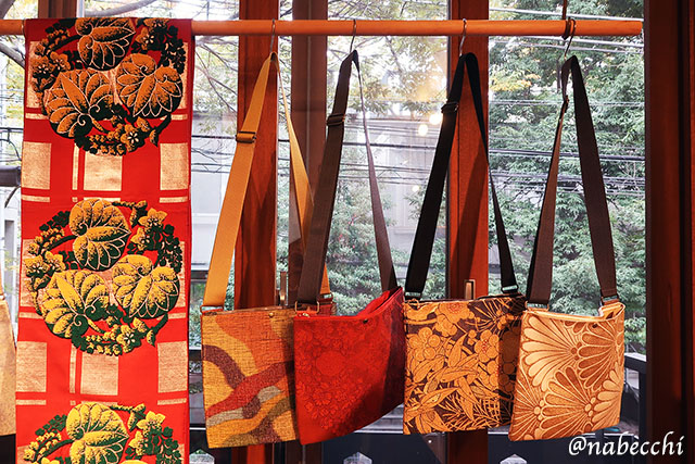 個々展で人気の帯リメイク・ショルダーバッグ