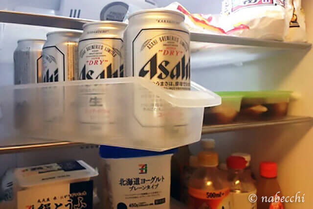 冷蔵庫 ビール整理