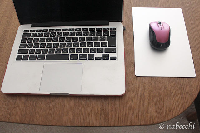 カリモクテーブル PC マウスパッド