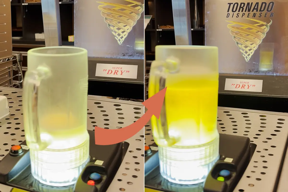 トルネード・ビールのビフォーアフター