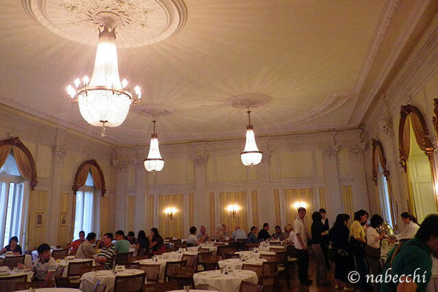 スイス・ルツェルン『Grand Hotel Europe』食堂