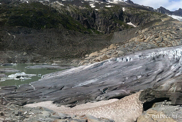 スイス ローヌ氷河