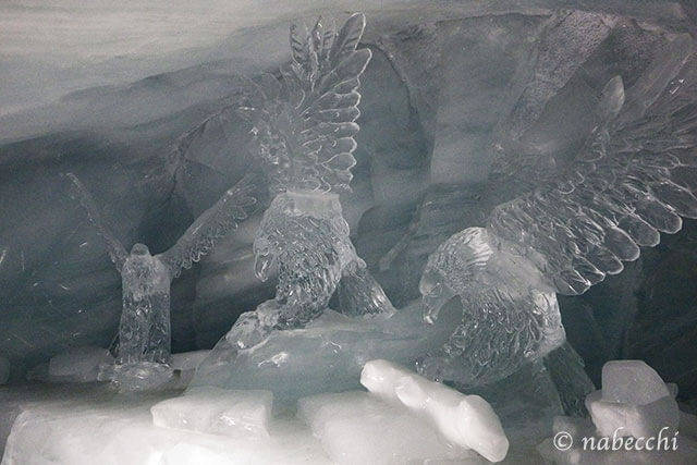 氷の彫刻 アイスパレス ユングフラウヨッホ