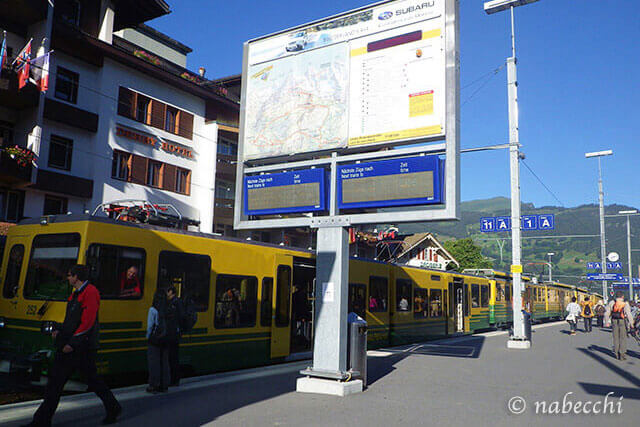 スイス グリンデルワルト駅