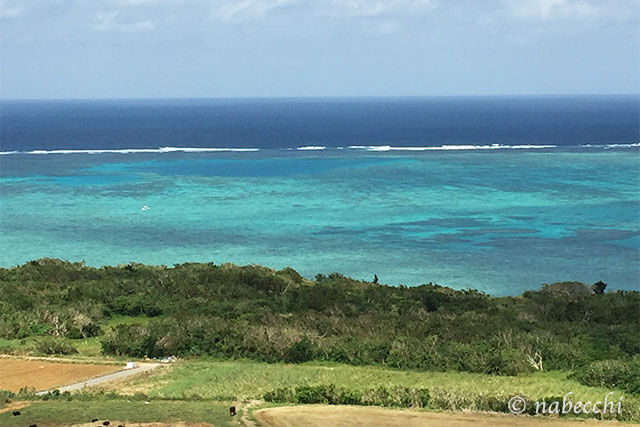 沖縄小浜島、大岳展望台から360°ぐるり大パノラマ