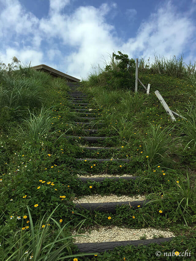 小浜島 大岳（うふだき）展望台への階段