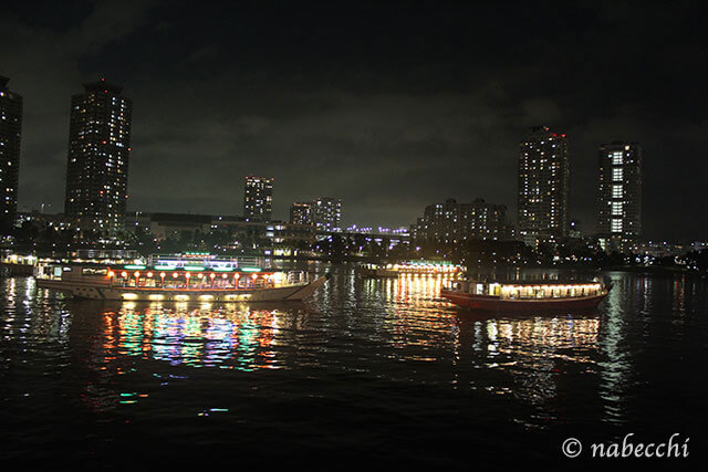 屋台船 東京湾夜景