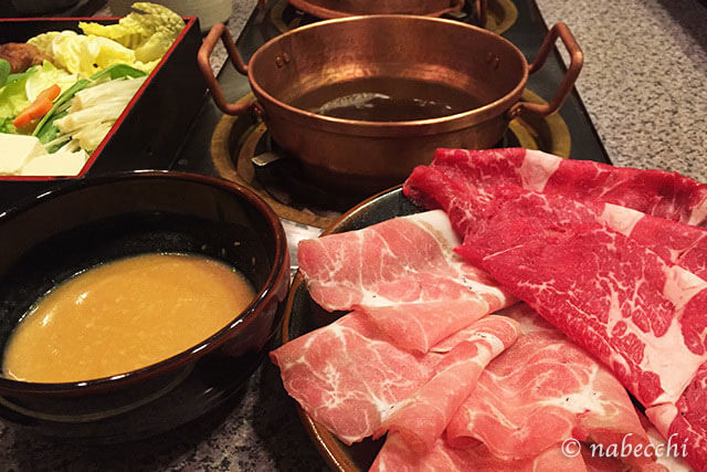西梅田老舗料理店『しゃぶ亭』１人しゃぶ鍋で心置きなく味わう