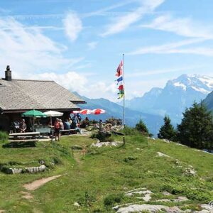 ロープホルン小屋と絶景トラバースの旅-2024スイス旅行4日目