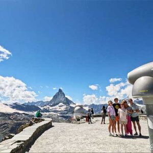 ゴルナーグラート展望台から360°パノラマ-2024スイス旅行6日目