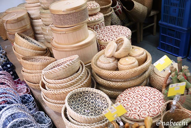 竹細工の商品