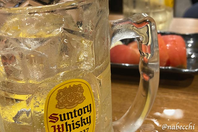 キンキンに冷えたハイボールジョッキ